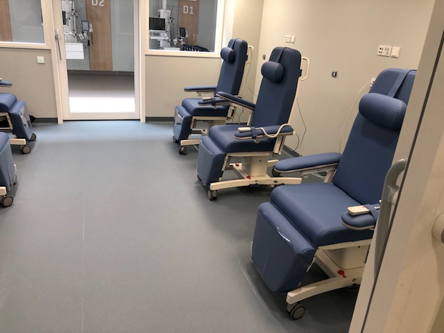 Digiterm Comfort-3 Eco behandelstoel op de SEH van het St. Antonius Ziekenhuis Nieuwegein